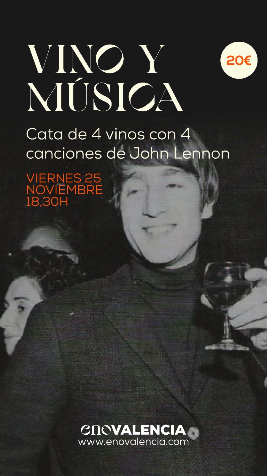 Vino y música 4 Vinos con 4 Canciones de John Lennon EnoValencia - Cata, eventos y venta de vino 9
