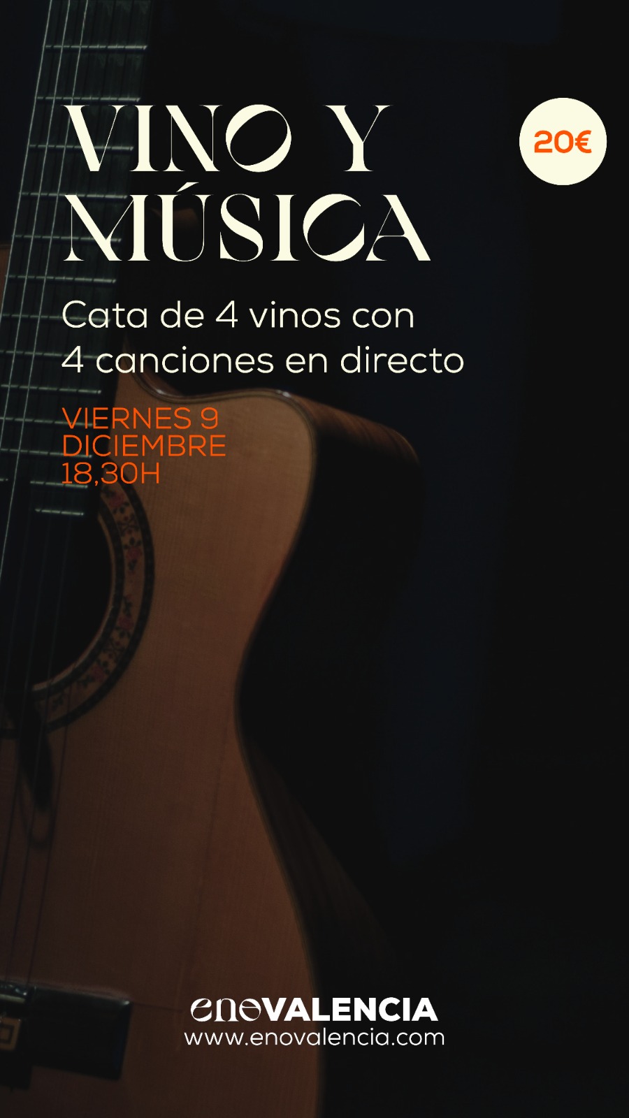 Vino y música 4 Vinos con 4 Canciones en Directo (Evento) EnoValencia - Cata, eventos y venta de vino 5