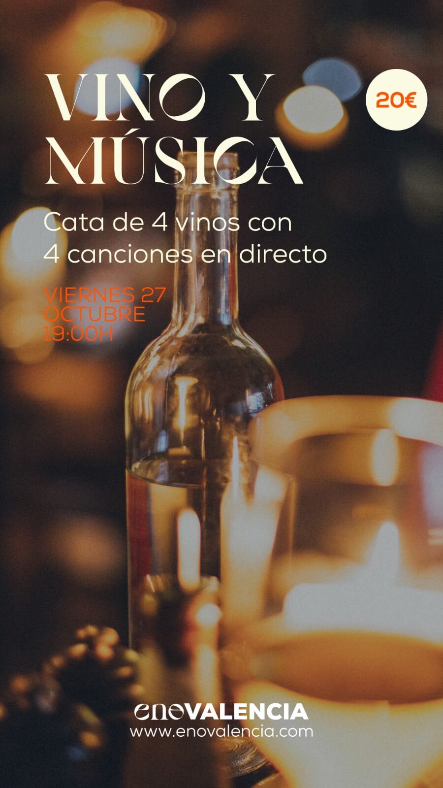 Vino y música Cata 4 Vinos y 4 Canciones de Otoño EnoValencia - Cata, eventos y venta de vino 3