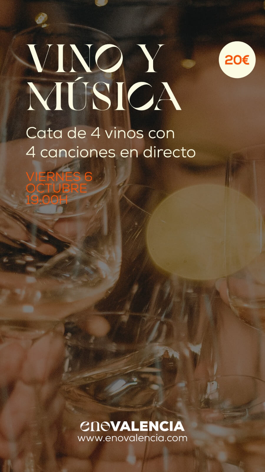 Vino y música Cata 4 Vinos y 4 Canciones de Octubre EnoValencia - Cata, eventos y venta de vino 3